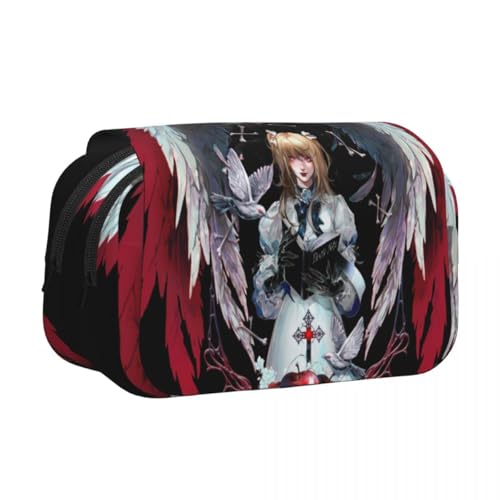 Xinnice Light Yagami Federmäppchen Misa Amane Merch Anime Pencil Case Federmappe Mädchen Anime Mäppchen Junge Federmäppchen Groß von Xinnice