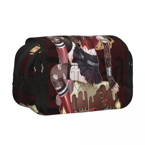 Xinnice Light Yagami Federmäppchen Misa Amane Merch Anime Pencil Case Federmappe Mädchen Anime Mäppchen Junge Federmäppchen Groß von Xinnice