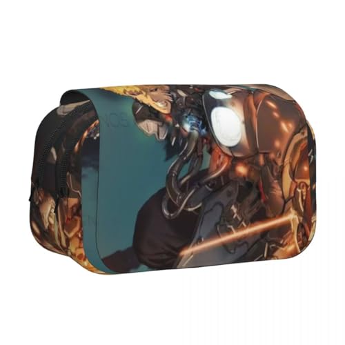 Xinnice Saitama Federmäppchen Genos Anime Pencil Case Saitama Merch Federmappe Mädchen Anime Mäppchen Junge von Xinnice