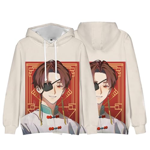 Xinnice Wind Breaker Kapuzenpullover mit Taschen | SUO Hayato Kaji Ren Anime Hoodie | Unisex Fashion Sweatshirt | Größe: XXS - 4XL von Xinnice