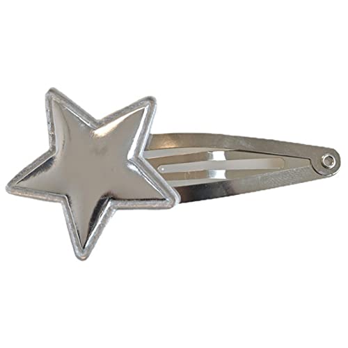 Sternhaarclip Süßer Süßer Silber Snap Star Haarnadel Cosplay Kostüm Dekorative Kopfbedeckungshaarstifte Clips Barrettes von Xinsheinelry