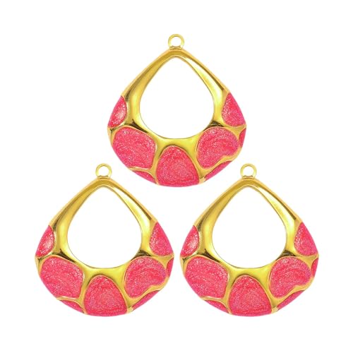 Xinsheinelry 3 Stücke Robuster Edelstahl Sonnenblumen Seestarfische Anhänger Set Crafting Supplies Frauen Mode Schmuck Geschenk von Xinsheinelry