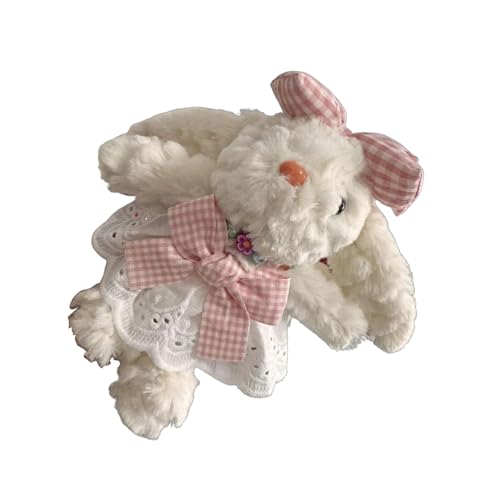 Xinsheinelry Plüsch Kaninchen Keychain Charm Plüschkaninchen Schlüsselkette Weiche Kaninchen Anhänger Für Handtaschen Und Rückansichtgläser von Xinsheinelry