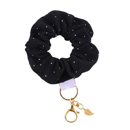 Xinsheinelry Trendy Kuhmuster Scrunchie Keychain Stylish Armband Robustes Haar Elastizität Tragbar Für Frauen Täglich Verwenden Freizeitkleidung von Xinsheinelry