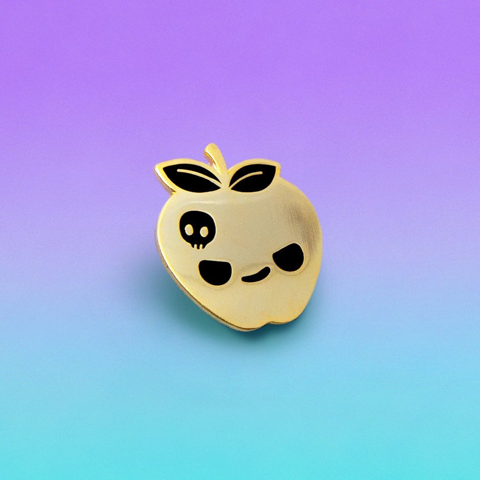 Giftapfel Emaille Pin Giftapfel Emaille Pin von XintuStore