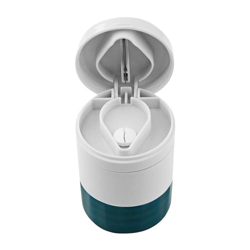 Tablettenmörser mit Depotfach, Tabletten Zerkleinern Mörser, Multifunktionaler Tablettenzerkleinerer Ablettenmörser Pillenmörser Medikamentenmöser Pill crusher Grinder von Xistuoz