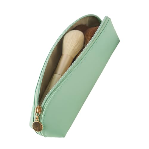 Xistuoz Make-up-Tasche für Reisen, tragbare Kosmetiktasche mit Reißverschluss, multifunktionaler PU-Reise-Kulturbeutel, große Kapazität, Make-up-Pinsel-Organizer für den täglichen Gebrauch, Grün Xistuoz Make-up-Tasche für Reisen, tragbare Kosmetiktasche mit Reißverschluss, multifunktionaler PU-Reise-Kulturbeutel, große Kapazität, Make-up-Pinsel-Organizer für den täglichen Gebrauch, Grün von Xistuoz