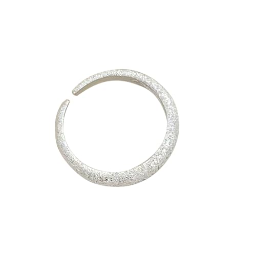 Xisulay Zugesperrter Ring Gefriert verstellbarer Öffnungsring Sparkling Star Sky Legierung Schmuck für Frauen ideal für Partys, die tägliche Verschleiß elegantes Fingerzubehör B von Xisulay