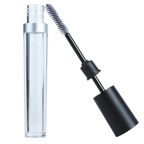 Xiton 1PC 10ML Leere Wimperntusche Mit Wimpernstab WimpernwuchsöLbehäLter Wiederverwendbar Leere Flasche Tube Container FüR Zuhause Und Reisen (Schwarz) von Xiton