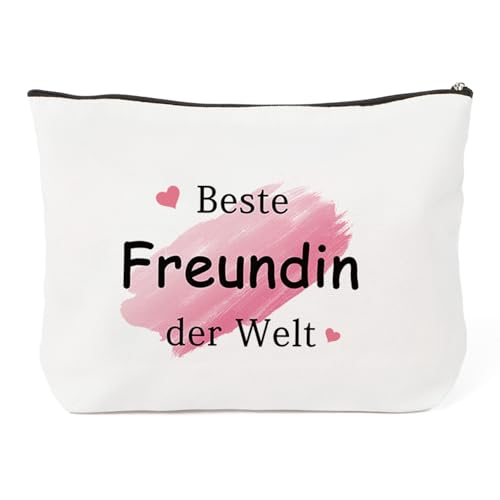 Geschenk Beste Freundin Geburtstag,Freundschaftsgeschenke für Frauen Weihnachten Valentinstag Beste Freundinnen Geschenke Geburtstag 20 30 40 50 60 70,Kosmetiktasche von XiuSpark