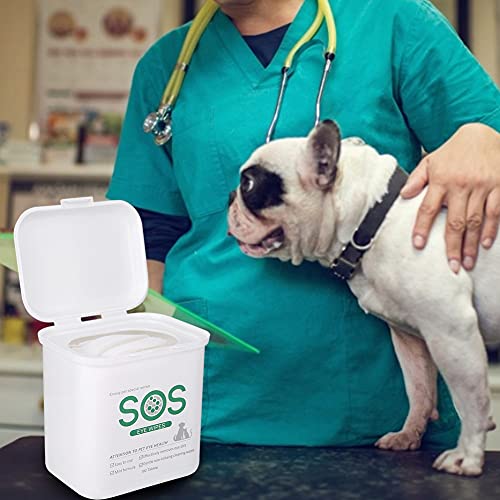 Xiuganpo Augentücher für Hunde, Nasse Augentücher mit Nicht -toxischen Haustieren mit Einem Polyestermaterial für Haustiere für Saubere Augen für Saubere Augen Abgewischt von Xiuganpo