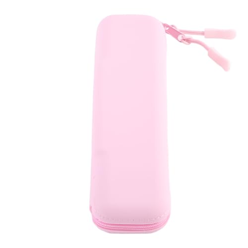 Xiuganpo Bleistiftbeutel, Langlebige Weiche Silikon -Kompakt -Silikon Beutel für Make up Versorgung für Kleine Stifte (rosa (klein)) von Xiuganpo