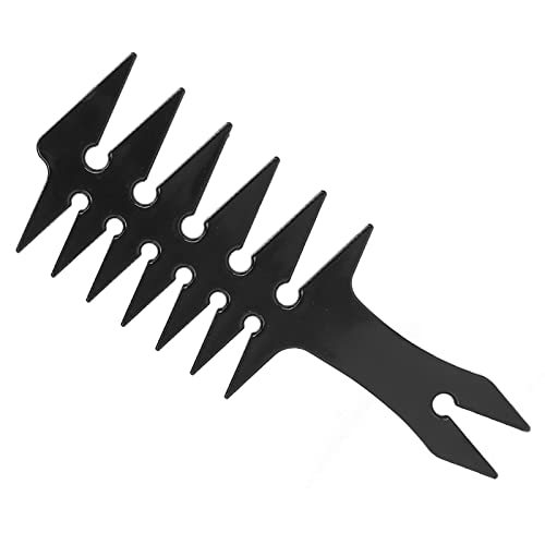 Xiuganpo Breiter Zahnkamm, 20x8x0,5 Cm Doppelseitig Stabiles Haltbares Haarkamm Doppelseitig Kamm Bauchmuskel Kunststoff für Haarstyling für Männer Langzeitanwendungen für Einzigartige Frisuren von Xiuganpo