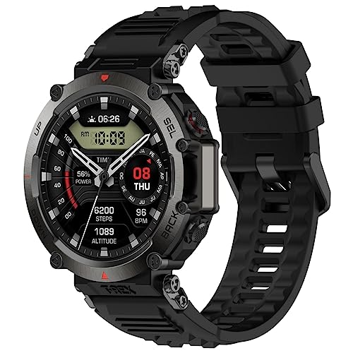 Silikon-Armband kompatibel für Amazfit T-Rex Ultra A2142, Sportarmband Ersatz für Amazfit T-Rex Ultra, for T-Rex Ultra, Silikon von Xkravo