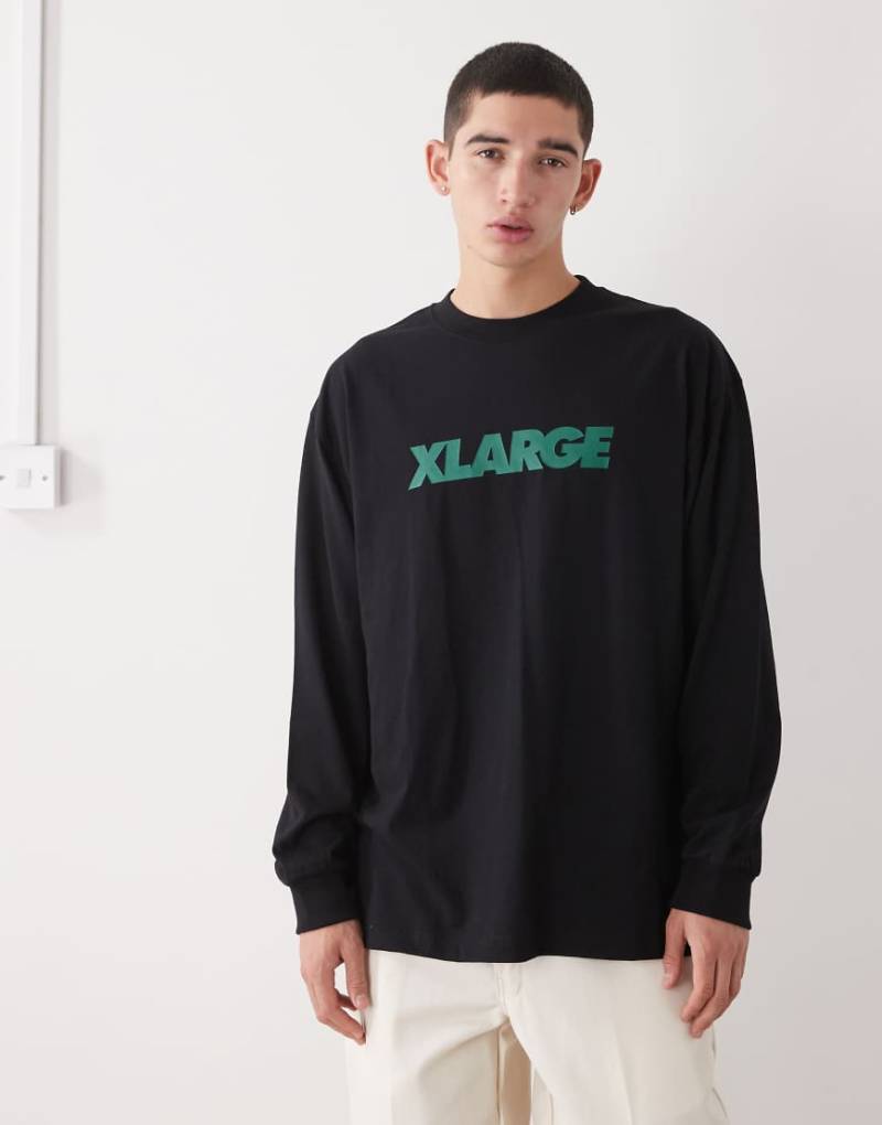 XLarge - Langärmliges T-Shirt in Schwarz mit Logo von Xlarge