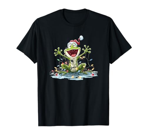 Lustiges Weihnachtsfroschkostüm für Jungen und Mädchen T-Shirt Lustiges Weihnachtsfroschkostüm für Jungen und Mädchen T-Shirt von Xmas Frog Outfit