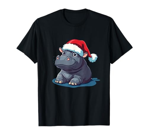 Lustiges Nilpferd-Kostüm für Damen und Herren T-Shirt von Xmas Hippo Outfit