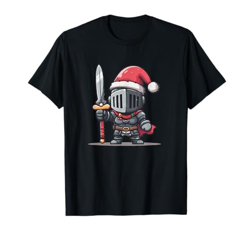 Schöner Weihnachtsritter-Look für Jungen und Mädchen T-Shirt von Xmas Knight Outfit