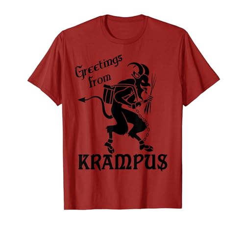 Krampus – Grüße von Krampus, Männer, Frauen, Kinder Weihnachten T-Shirt Krampus – Grüße von Krampus, Männer, Frauen, Kinder Weihnachten T-Shirt von Xmas Krampus Shirts