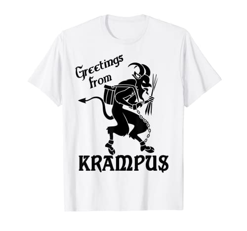 Krampus – Grüße von Krampus, Männer, Frauen, Kinder Weihnachten T-Shirt Krampus – Grüße von Krampus, Männer, Frauen, Kinder Weihnachten T-Shirt von Xmas Krampus Shirts