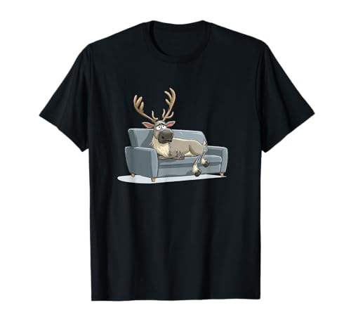 Lazy Rentier Look für Erwachsene und Kinder T-Shirt von Xmas Reindeer Outfit
