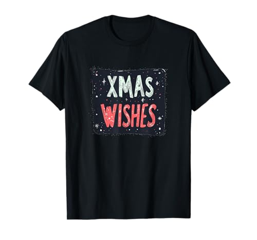 Festliche Weihnachtswünsche für eine fröhliche Zeit für Erwachsene und Kinder T-Shirt Festliche Weihnachtswünsche für eine fröhliche Zeit für Erwachsene und Kinder T-Shirt von Xmas Wishes