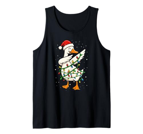 Lustige Gans Dabbing Weihnachten Weihnachten Feiertage Jungen Mädchen Kinder Tank Top von XmasAxis1