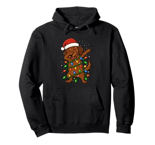 Lustiger Dackel Dabbing Weihnachten Weihnachten Feiertage Mama Papa Kinder Pullover Hoodie von XmasAxis1