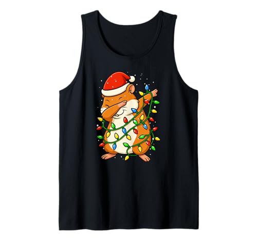 Lustiger Hamster Dabbing Weihnachten Weihnachten Feiertage Jungen Mädchen Kind Tank Top von XmasAxis1