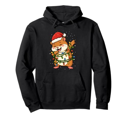 Lustiger Hamster Weihnachten Dabbing Xmas Feiertage Jungen Mädchen Kind Pullover Hoodie von XmasAxis1