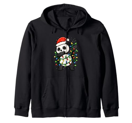 Lustiger Panda Dabbing Weihnachten Weihnachten Feiertage Jungen Mädchen Kinder Kapuzenjacke von XmasAxis1