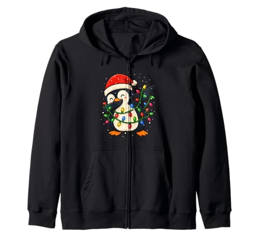 Lustiger Pinguin Dabbing Weihnachten Weihnachten Feiertage Jungen Mädchen Kind Kapuzenjacke von XmasAxis1