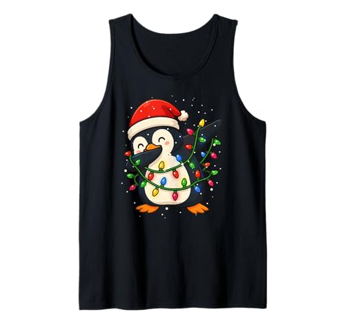 Lustiger Pinguin Dabbing Weihnachten Weihnachten Feiertage Jungen Mädchen Kind Tank Top von XmasAxis1