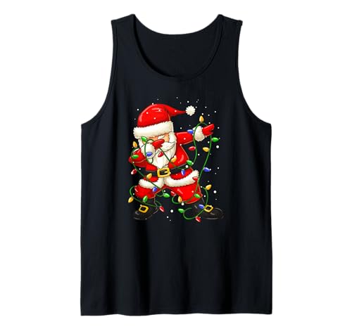 Lustiger Weihnachtsmann Dabbing Weihnachten Weihnachten Feiertage Jungen Mädchen Tank Top von XmasAxis1