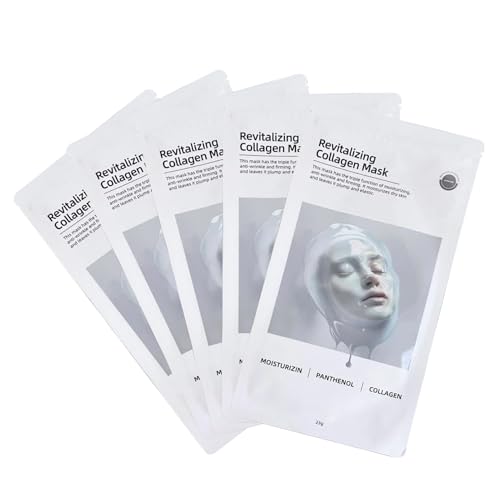 Hydrating Facial Cover - 5 Stück Feuchtigkeitsspendende Natürliche Straffende Gesichtsmaske - Hautpflege Für Männer Damen Winter Hochzeit Reise Party Mutter Freundin Erwachsene Sommer von Xmccvt