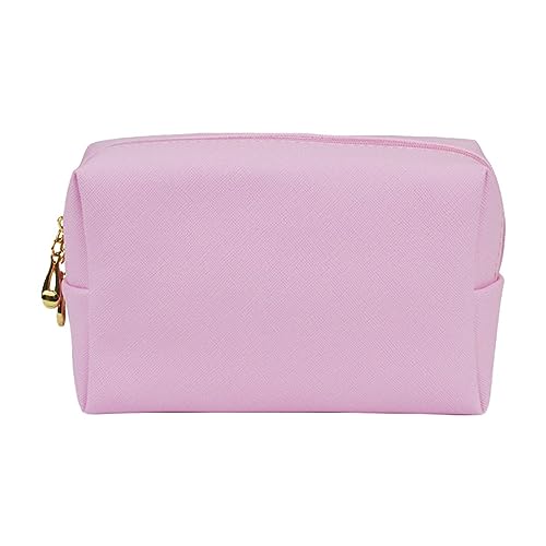 Happy Holder Home Shop Make-up-Tasche für Damen, PU, handlich, tragbar, quadratisch, niedlich, zum Waschen von Reisen, Aufbewahrungstasche Happy Holder Home Shop (Pink, One Size) von Xmiral