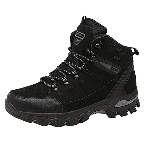 Xmiral Atmungsaktive Wanderschuhe Aus Mesh Für Herren Im Freien, rutschfeste Wanderschuhe Turnschuhe(43,Schwarz) von Xmiral