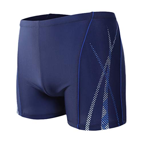 Xmiral Badehose Herren Seite Gedruckte Elastisch Taille Boxer Schnelltrocknend Strandhosen Kurze Hosen Verstellbarem Surf Shorts Badeshorts(c Hellblau,4XL) von Xmiral