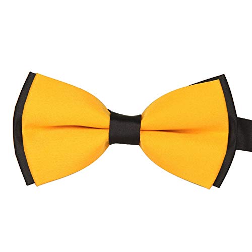 Xmiral Krawatte Herren Fliege Plain Bowtie Polyester Hochzeit Smoking Zubeh鰎 Polyester 15 Farbe(J) von Xmiral