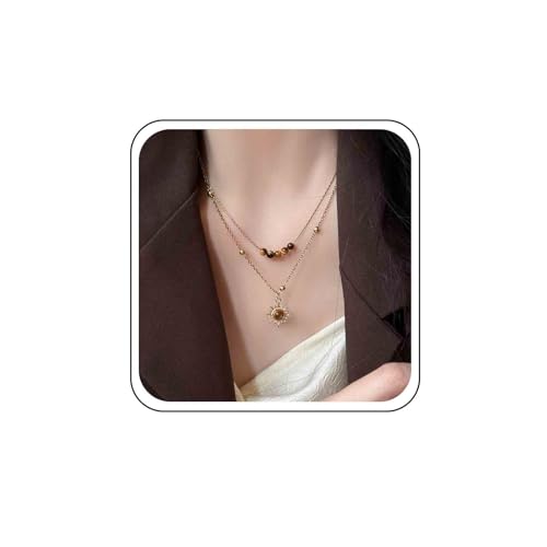 Xmsrn Vintage Geschichtet Sonnenblume Anhänger Halskette Tigerauge Stein Choker Halskette Tigerauge Sonnenblume Choker Halskette Aussage Choker Halskette Tigerauge Choker Halskette Für Frauen Xmsrn Vintage Geschichtet Sonnenblume Anhänger Halskette Tigerauge Stein Choker Halskette Tigerauge Sonnenblume Choker Halskette Aussage Choker Halskette Tigerauge Choker Halskette Für Frauen von Xmsrn