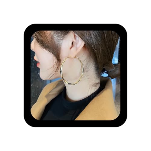 Xmsrn Vintage Großen Kreis Reifen Ohrringe Spirale Reifen Kreis Ohrstecker Ohrringe Hohlen Baumeln Spirale Geometrische Übertrieben Schmuck Für Frauen von Xmsrn