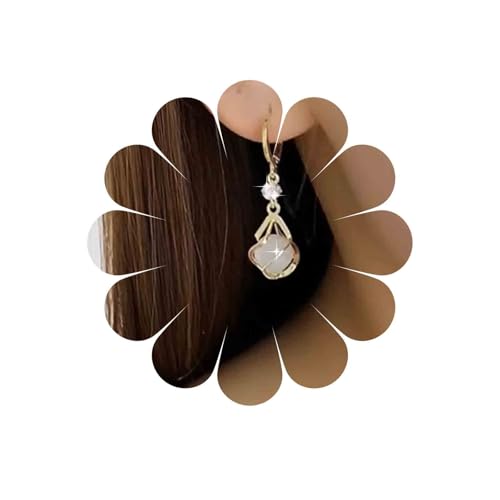 Xmsrn Vintage Kristall Mondstein Baumeln Ohrringe Lange Mondstein Cluster Ohrringe Strass Opal Reif Huggie Ohrringe Boho Cz Kristall Tropfen Ohrringe Lange Opal Ohrringe Für Frauen von Xmsrn