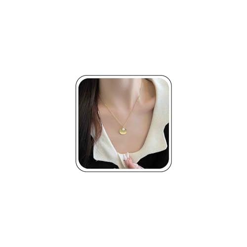 Xmsrn Vintage Muschel Perle Anhänger Halskette Perle Jakobsmuschel Choker Halskette Gold Jakobsmuschel Halskette Boho Perle Choker Halskette Schmuck Für Frauen Und Mädchen von Xmsrn