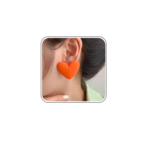 Xmsrn Vintage Orange Acryl Herz Ohrringe Große Herz Liebe Ohrstecker Orange Harz Herz Ohrringe Acryl Übertrieben Ohrringe Für Frauen Xmsrn Vintage Orange Acryl Herz Ohrringe Große Herz Liebe Ohrstecker Orange Harz Herz Ohrringe Acryl Übertrieben Ohrringe Für Frauen von Xmsrn
