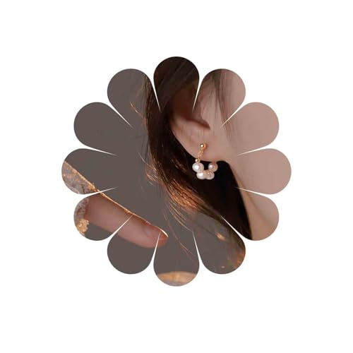 Xmsrn Vintage Perle Ohr Jacke Ohrringe Boho Perle Ohrstecker Perle Tropfen Ohrringe Erklärung Perle Baumeln Ohrringe Für Frauen von Xmsrn