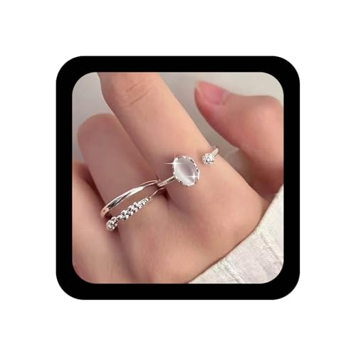 Xmsrn Vintage Schicht Kristall Knöchel Ring Set Strass Opal Fingerring Cz Oval Mondstein Ring Funkelnde Opal Oval Hand Boho Kristall Strass Set Schmuck Für Frauen Xmsrn Vintage Schicht Kristall Knöchel Ring Set Strass Opal Fingerring Cz Oval Mondstein Ring Funkelnde Opal Oval Hand Boho Kristall Strass Set Schmuck Für Frauen von Xmsrn