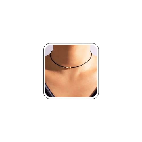 Xmsrn Vintage Wildleder Halskette Gothic Leder Halskette Schwarzer Samt Choker Halskette Gold Perlen Kette Halskette Retro Samt Halskette Schmuck Für Frauen Und Mädchen von Xmsrn