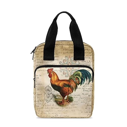 Xoenoiee Bibelhüllen für Kinder, Bibeltasche, Bibeltasche mit Aufbewahrungstaschen für Männer und Frauen, Huhn Buch, Einheitsgröße von Xoenoiee