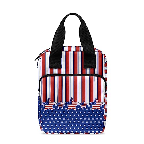 Xoenoiee Tragetasche Bibeltasche Bibelhüllen für Kinder Bibelhülle Bibelhalter Taschen mit Griff und Aufbewahrungstaschen für Männer Frauen, US-Flagge, Einheitsgröße von Xoenoiee