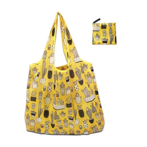 Xoktlde Große, faltbare Einkaufstasche und vielseitig mit reichlich Stauraum, leichte Tasche, geeignet für Reisen und Picknicks, faltbare Einkaufstasche, Lebensmittelaufbewahrung, Einkaufstasche Xoktlde Große, faltbare Einkaufstasche und vielseitig mit reichlich Stauraum, leichte Tasche, geeignet für Reisen und Picknicks, faltbare Einkaufstasche, Lebensmittelaufbewahrung, Einkaufstasche von Xoktlde